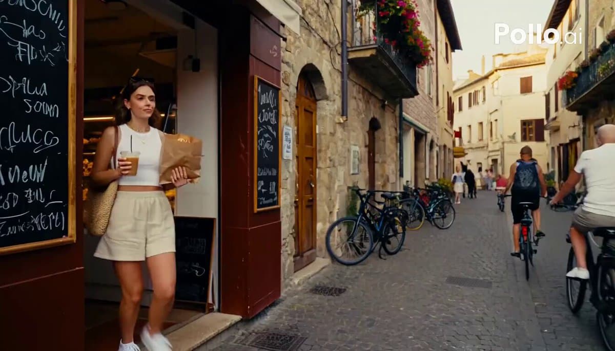 Concept: "Golden Hour in the Old Town"
Create a hyper-realistic observational vi