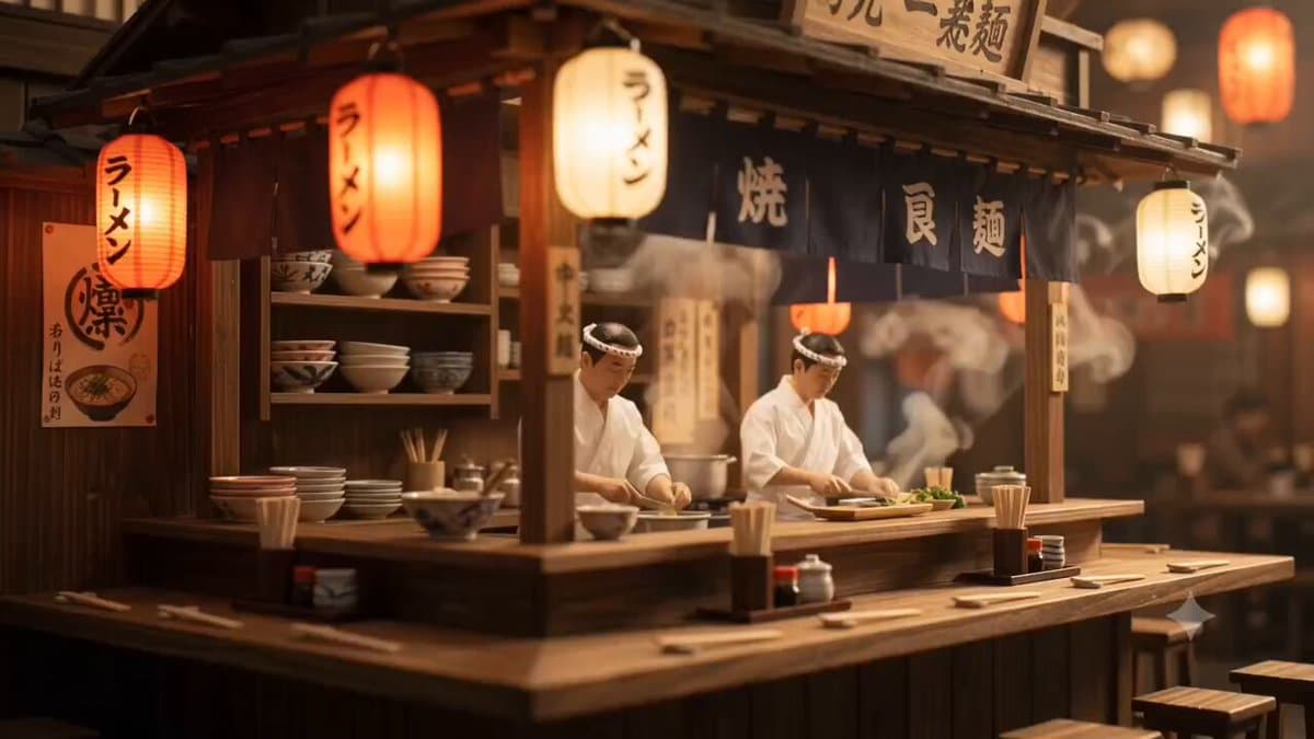 Create a 10-second ultra-realistic cinematic miniature video of a charming tiny 