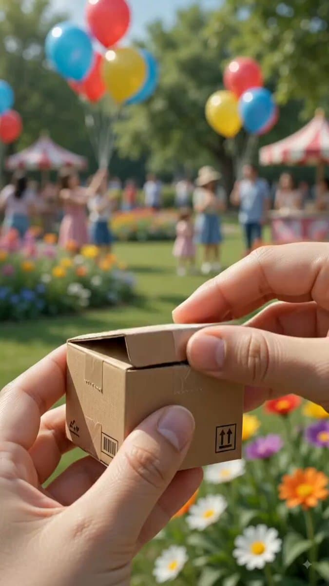 A cinematic ultra-realistic macro video of a miniature cotton candy machine bein