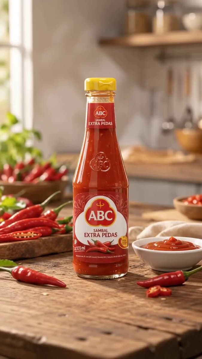 Create a high-end cinematic product advertisement featuring a glass bottle of “A
